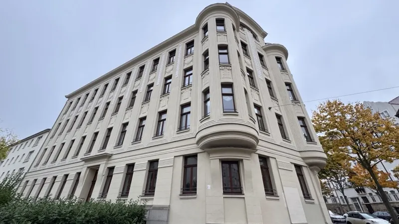 Gründerzeit-Eckhaus in der Jägerstraße, Leipzig-Gohlis-Mitte
