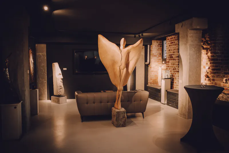 Büro und Galerie W35: Ausstellungsfläche